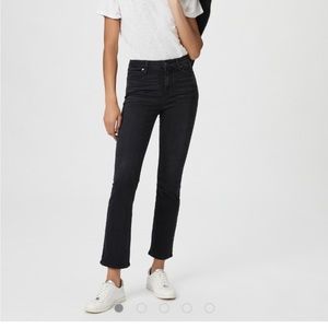 Paige blk denim straight leg jeans Sz 30